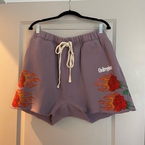 Civil Regime cropped sweat shorts